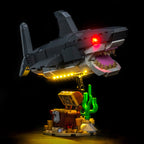 Led Light Kit for LEGO® Fierce Shark with a Treasure Chest 31381