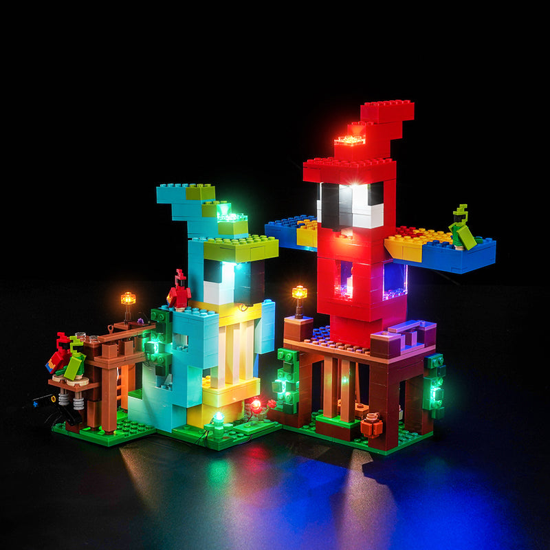 LED Light Kit for LEGO® Minecraft® 21282 The Parrot Houses