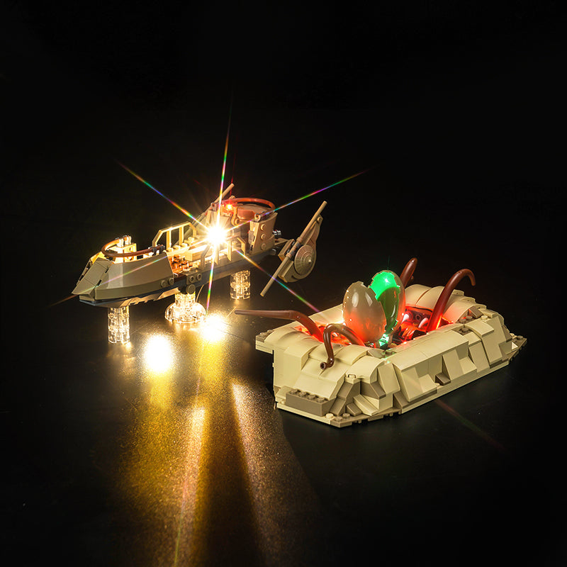 LED Light Kit for LEGO® Star Wars™ 75396 Desert Skiff & Sarlacc Pit