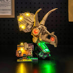 LED Light Kit for LEGO® Jurassic World 76969 Dinosaur Fossils: Triceratops Skull