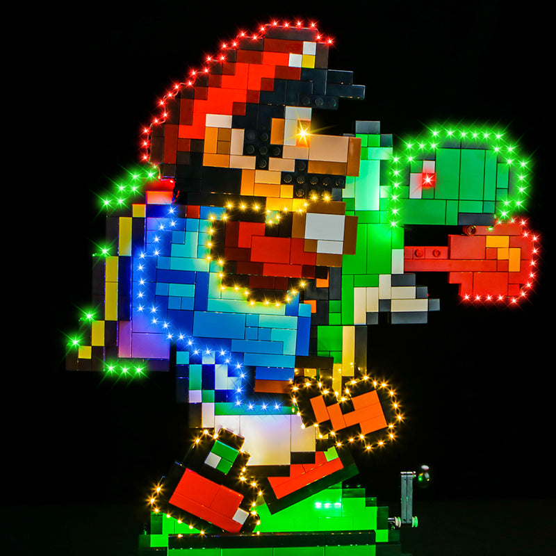 LED Light Kit for LEGO® Super Mario™ 71438 Super Mario World™: Mario & Yoshi