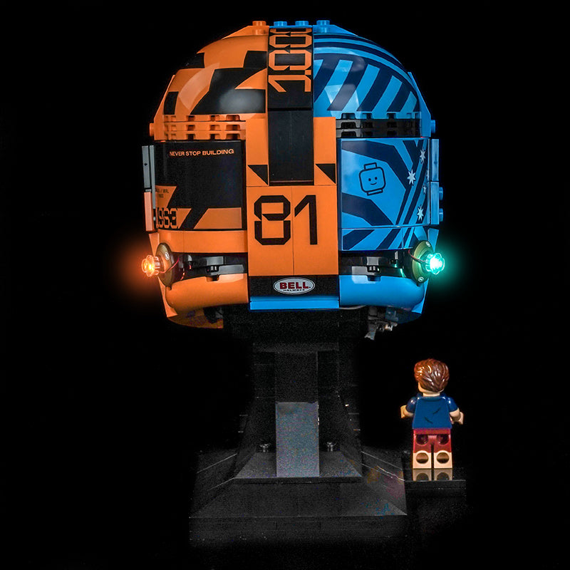 Led Light Kit for LEGO® McLaren Mastercard F1® Team Oscar Piastri Helmet 43017