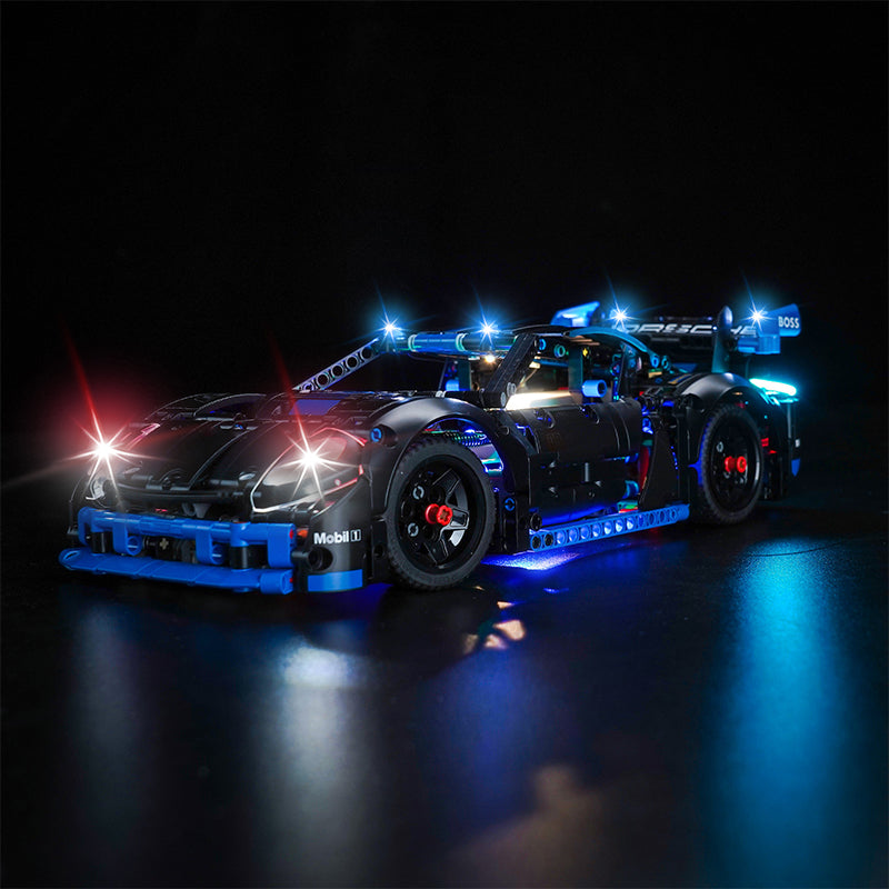 LED Light Kit for LEGO® Technic 42176 Porsche GT4 e-Performance Race Car