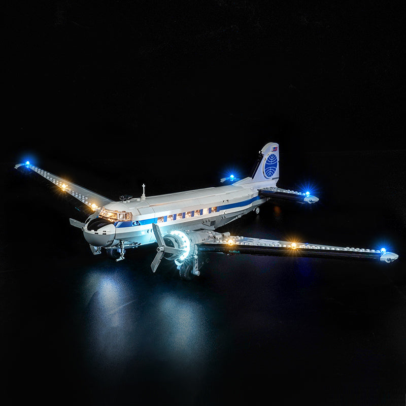 Led Light Kit for LEGO® Douglas™ DC-3™ PAN AM® Airliner 11378