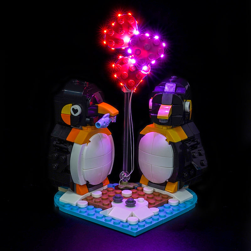 Led Light Kit for LEGO® Penguins in Love 40886