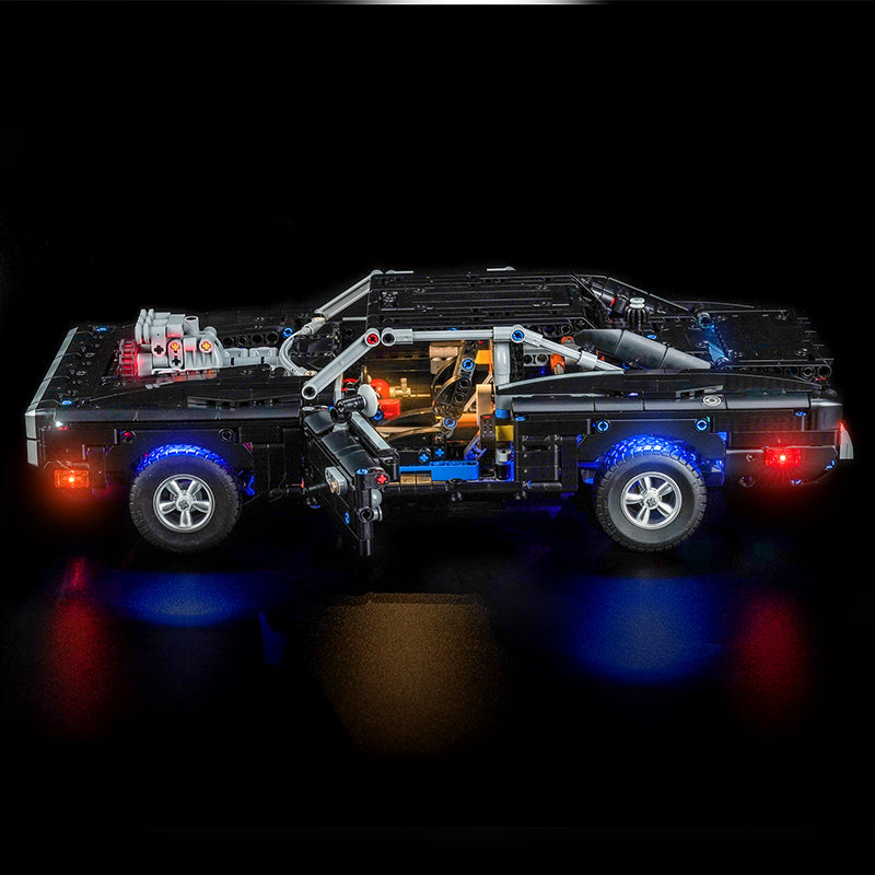 Led Light Kit for LEGO® Fast and Furious Dodge Charger R/T Car 42231