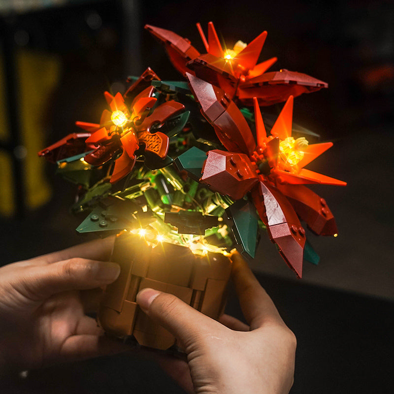 LED Light Kit for LEGO® Botanicals 10370 Poinsettia