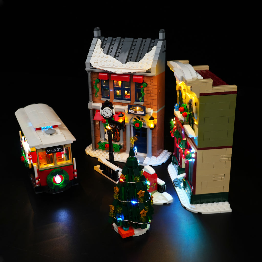 LED Light Kit for LEGO® Icons 10308 Holiday Main Street