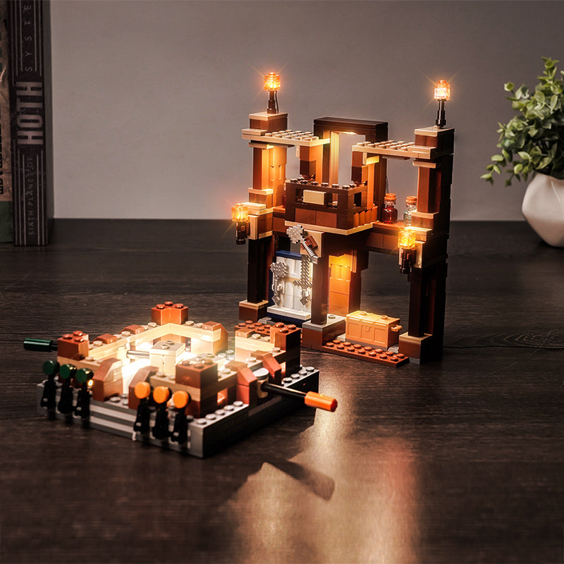 LED Light Kit for LEGO® Minecraft® 21272 Woodland Mansion Fighting Ring