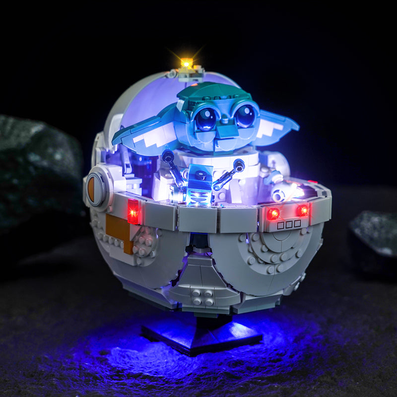 LED Light Kit for LEGO® Star Wars™ 75403 Grogu™ with Hover Pram