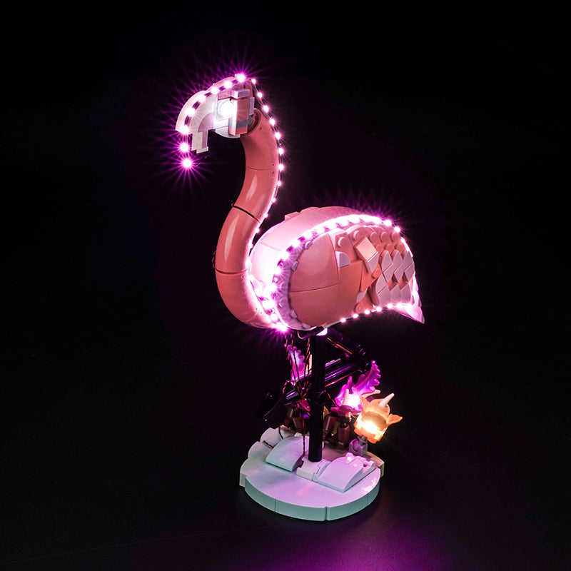 LED Light Kit for LEGO® Creator 3-in-1 31170 Wild Animals: Pink Flamingo