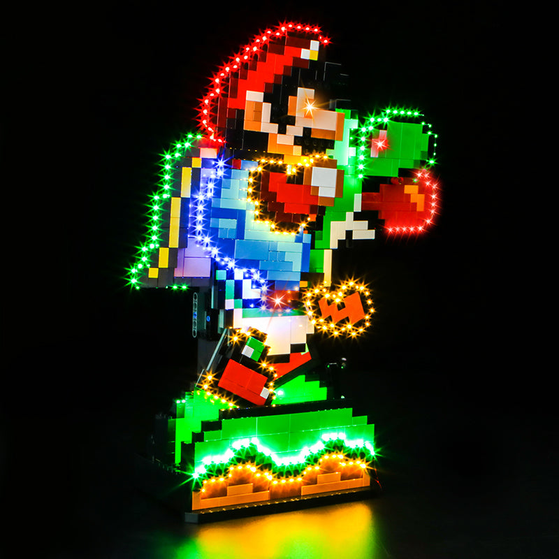 LED Light Kit for LEGO® Super Mario™ 71438 Super Mario World™: Mario & Yoshi