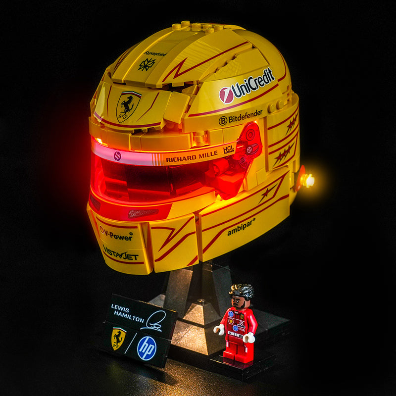 Led Light Kit for LEGO® Scuderia Ferrari HP Lewis Hamilton Helmet 43022