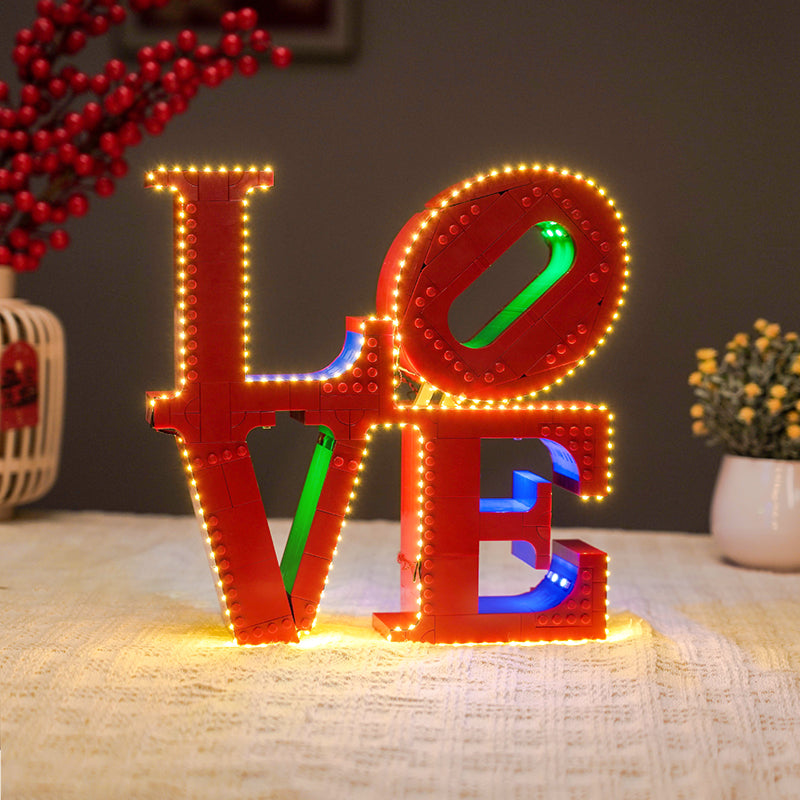 LED Light Kit for LEGO® Art 31214 LOVE