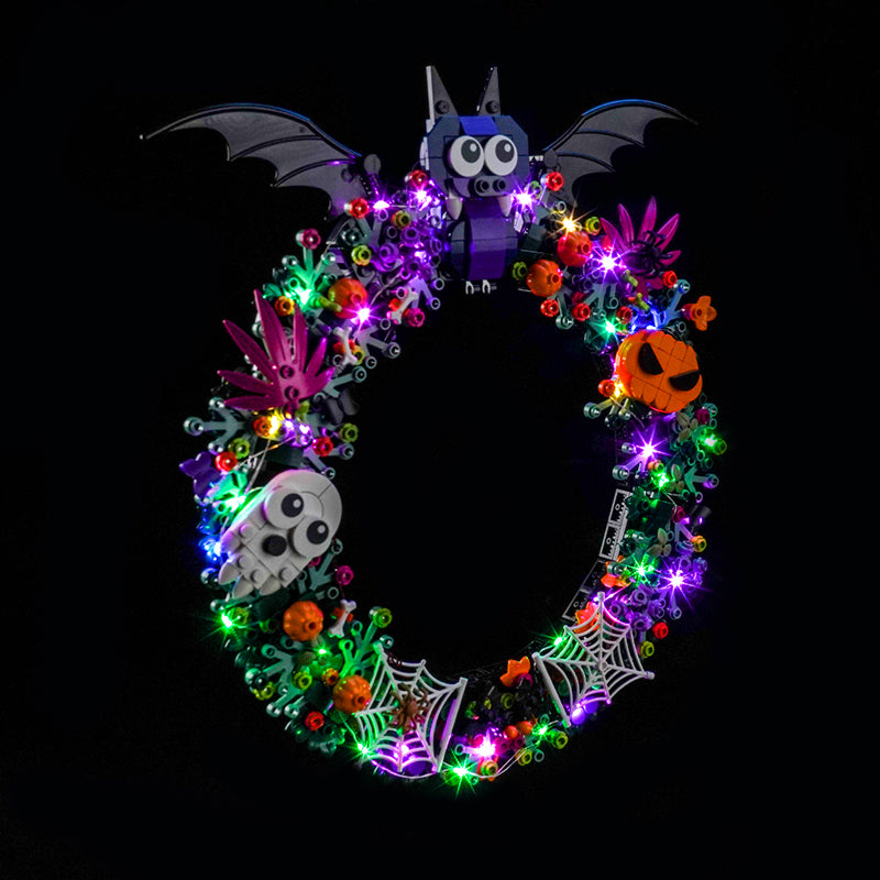 LED Light Kit for LEGO® Seasonal Halloween Wreath 40825
