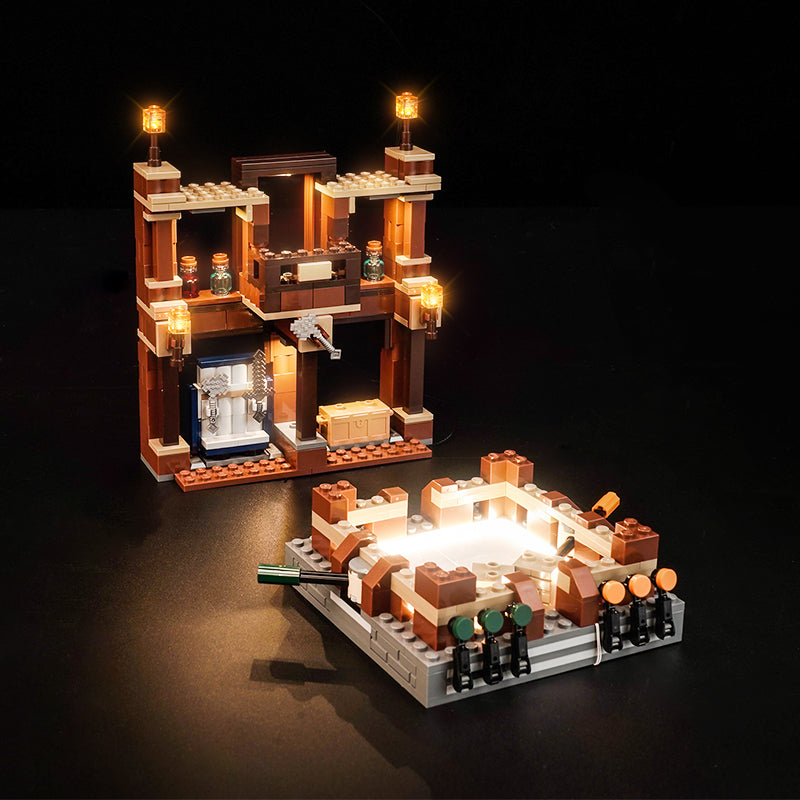 LED Light Kit for LEGO® Minecraft® 21272 Woodland Mansion Fighting Ring