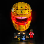 Led Light Kit for LEGO® Scuderia Ferrari HP Lewis Hamilton Helmet 43022