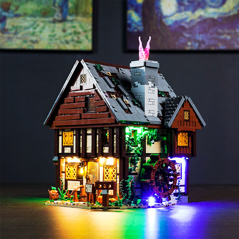 LED Light Kit for LEGO® Ideas Disney Hocus Pocus: The Sanderson Sisters’ Cottage 21341