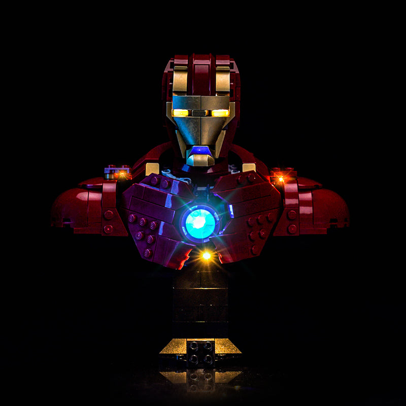 LED Light Kit for LEGO® Marvel Iron Man MK4 Bust 76327