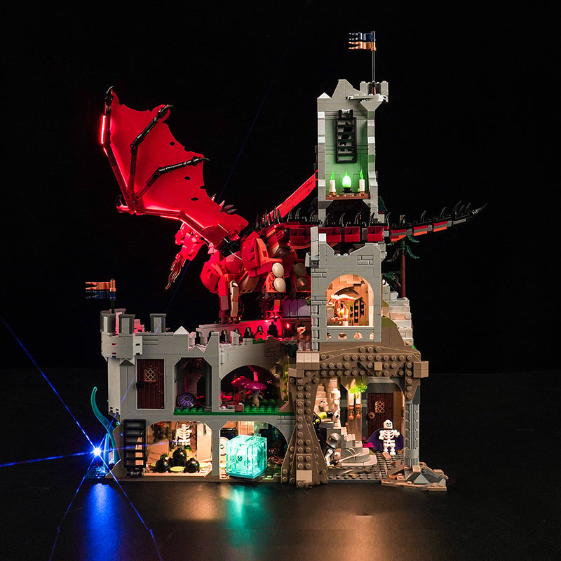 LED Light Kit for LEGO® Ideas 21348 Dungeons & Dragons: Red Dragon's Tale