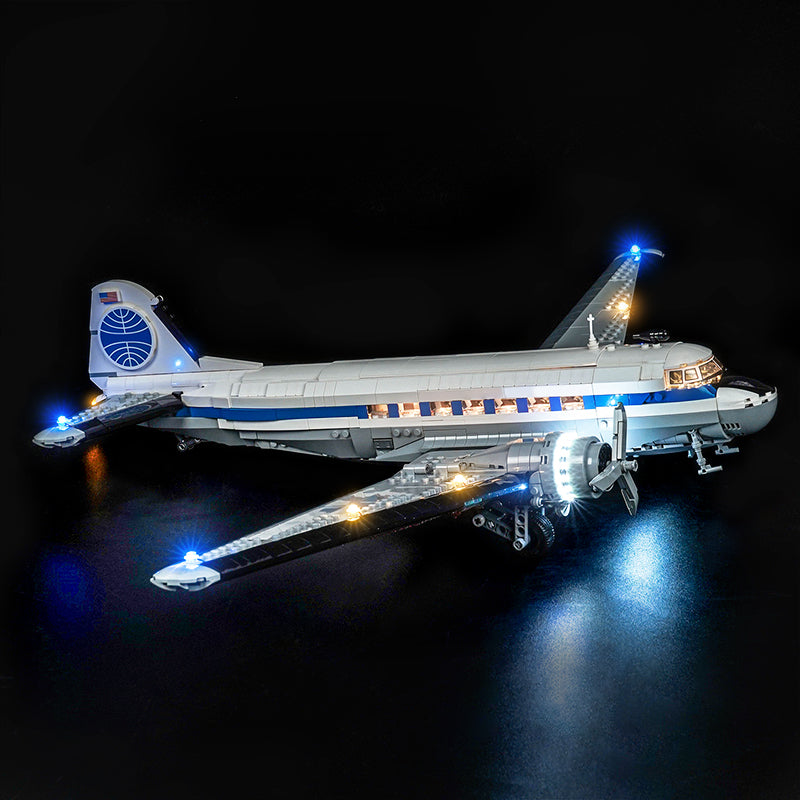 Led Light Kit for LEGO® Douglas™ DC-3™ PAN AM® Airliner 11378