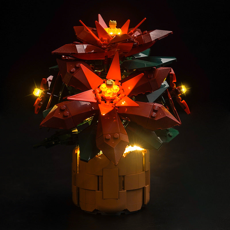 LED Light Kit for LEGO® Botanicals 10370 Poinsettia