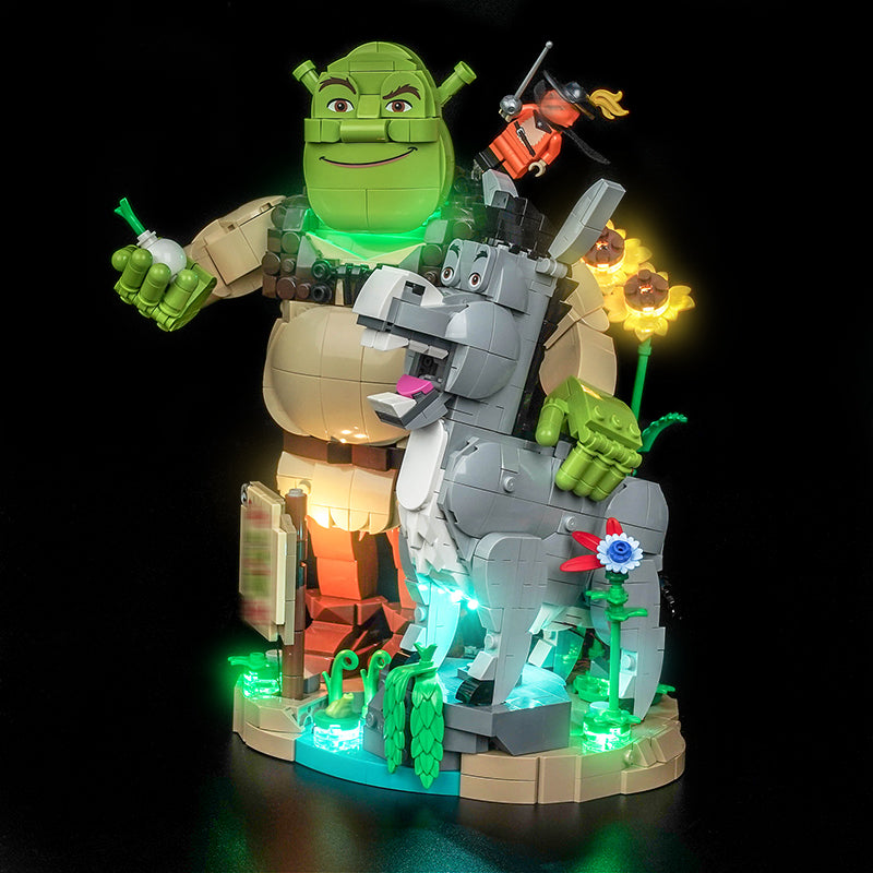 Led Light Kit for LEGO® Shrek, Donkey & Puss in Boots 72423