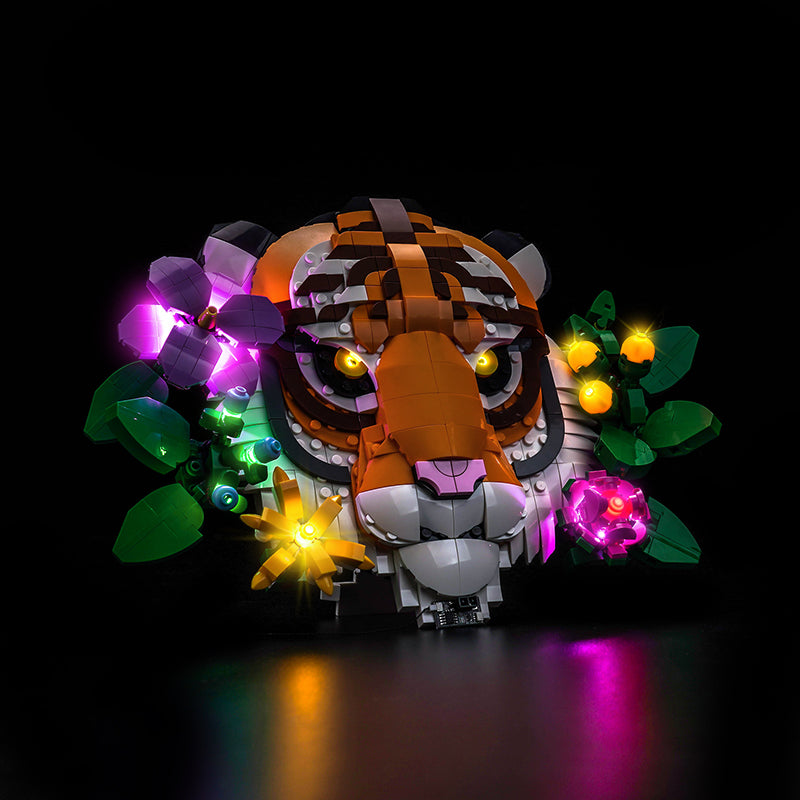 LED Light Kit for LEGO® Art The Fauna Collection – Tiger 31217
