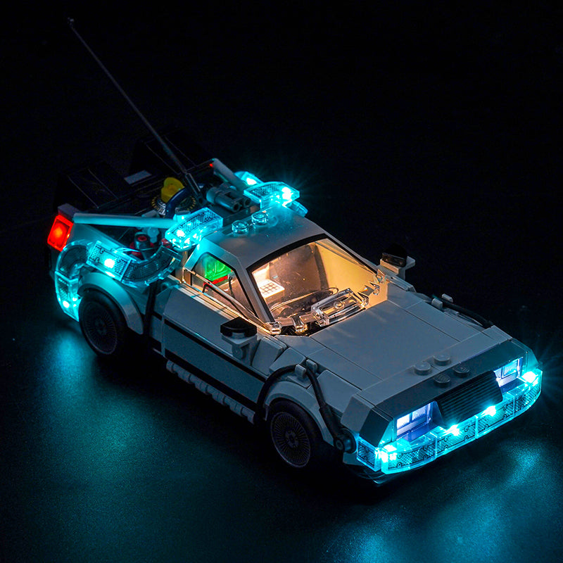 Led Light Kit for LEGO® Time Machine from Back to the Future 77256