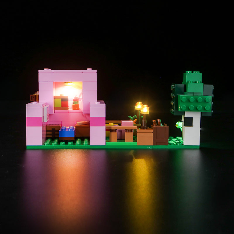 LED Light Kit for LEGO® Minecraft® 21268 The Baby Pig House