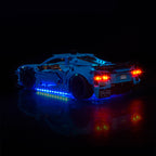 LED Light Kit for LEGO® Technic™ Chevrolet Corvette Stingray Blue 42217