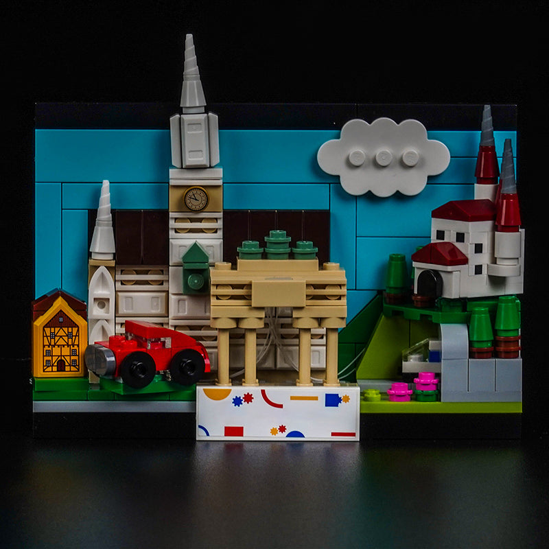 Led Light Kit for LEGO® Germany Postcard 40954