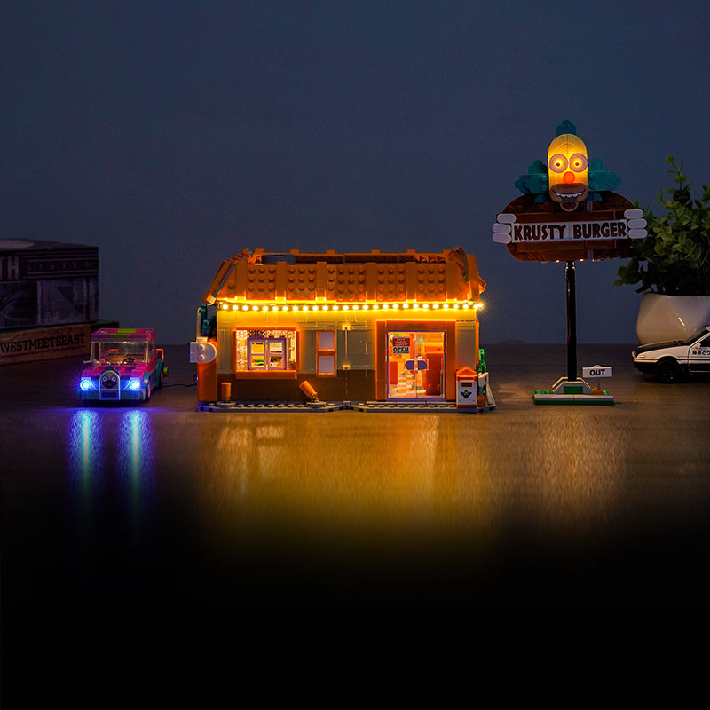 LED Light Kit for LEGO® Icons The Simpsons™: Krusty Burger 10352