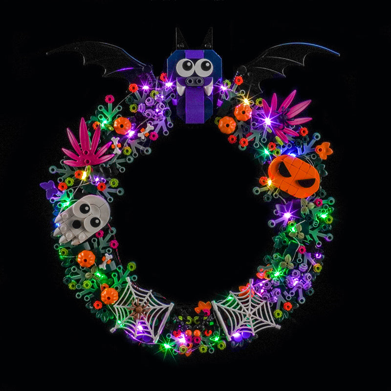 LED Light Kit for LEGO® Seasonal Halloween Wreath 40825
