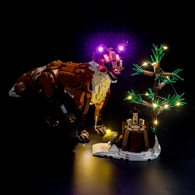 LED Light Kit for LEGO® Creator 3in1 31154 Forest Animals: Red Fox