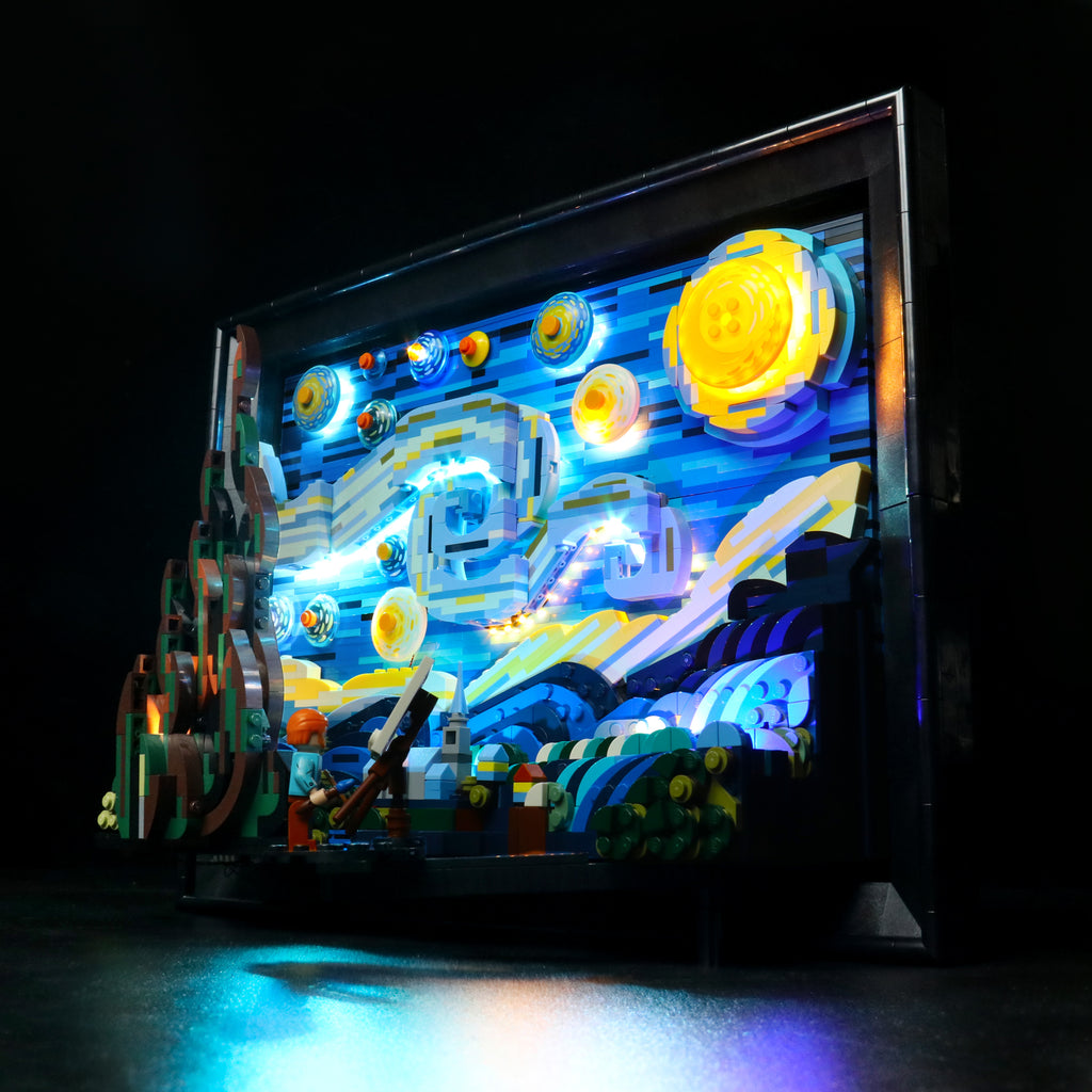 LED Light Kit for LEGO® Ideas Vincent van Gogh – The Starry Night 21333