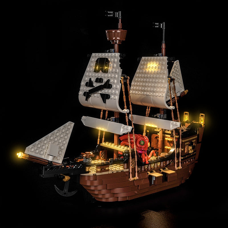 Led Light Kit for LEGO® Iconic Pirate Ship 31387