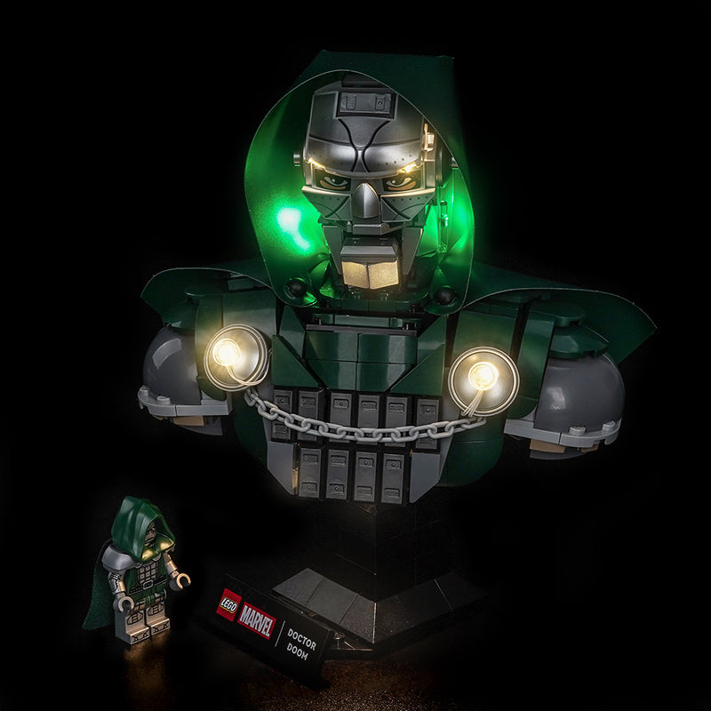 Led Light Kit for LEGO® Doctor Doom Bust 76345