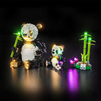 LED Light Kit for LEGO® Creator 3in1 Wild Animals: Panda Family 31165