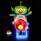 Led Light Kit for LEGO® Alien with Pizza Planet Rocket Ride 43307