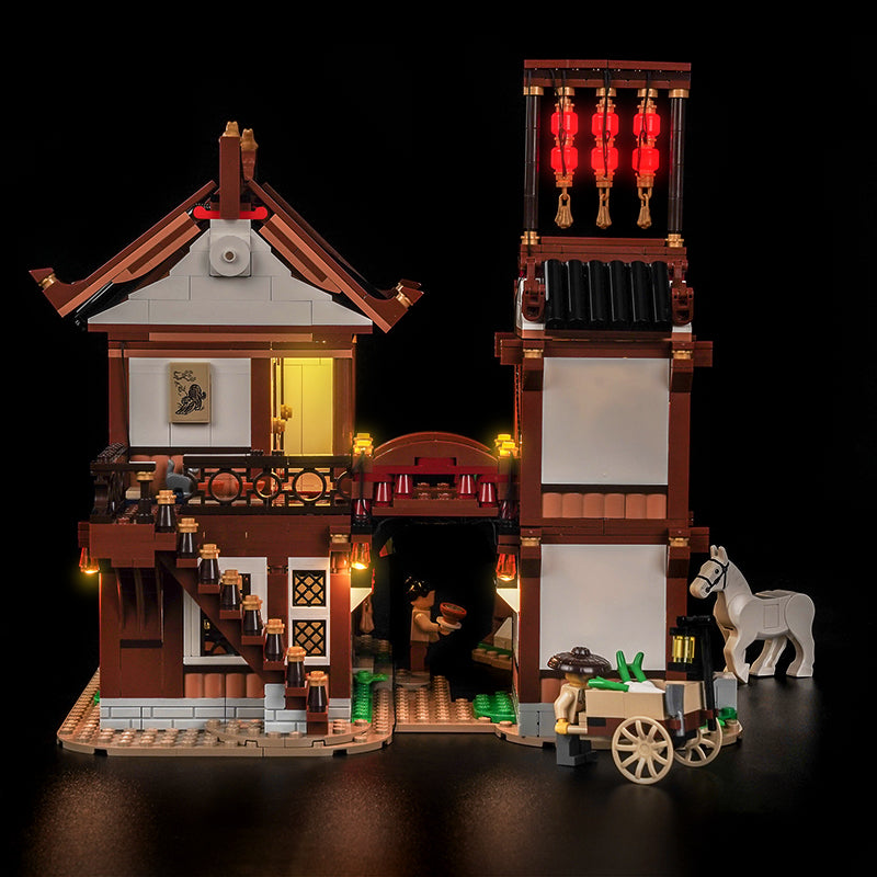 Led Light Kit for LEGO® Ancient Moon-Gazing Inn 80121