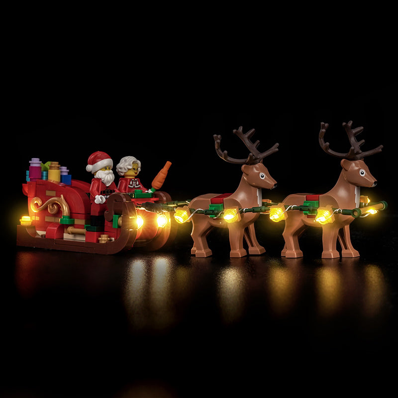 Led Light Kit for LEGO® Santa's Holiday Sleigh Adventure 40866