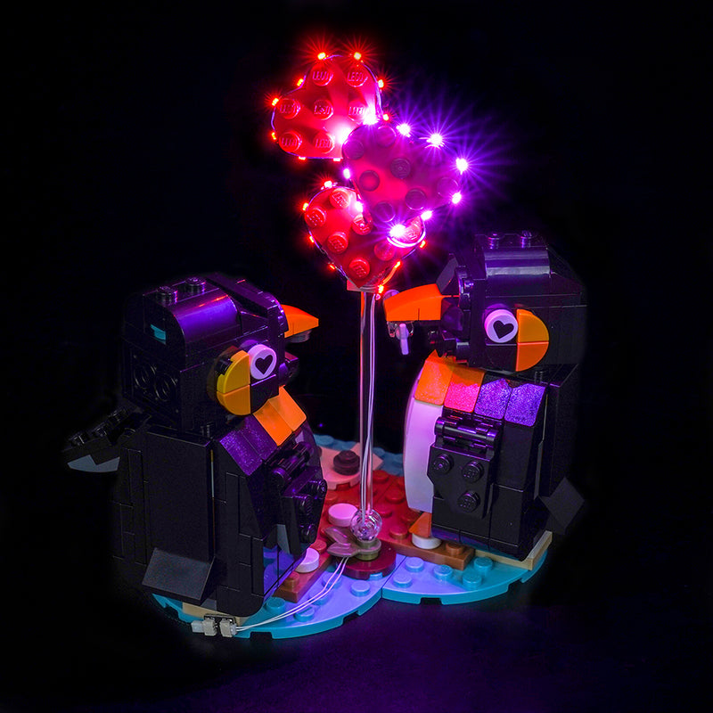 Led Light Kit for LEGO® Penguins in Love 40886