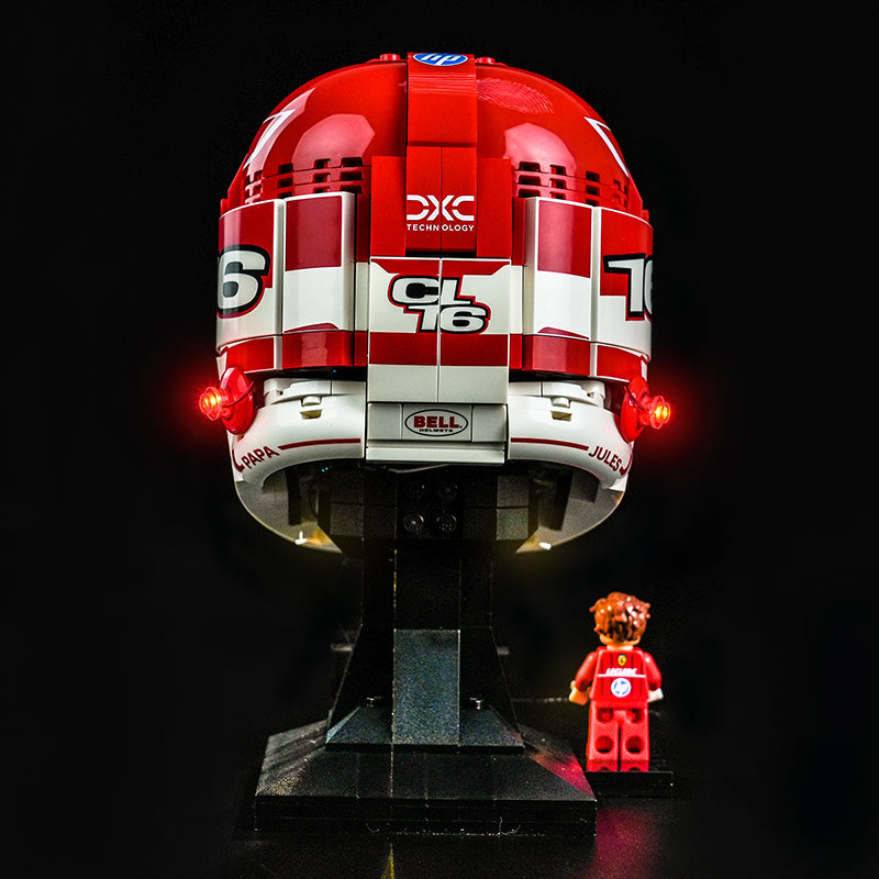 Led Light Kit for LEGO® Scuderia Ferrari HP Charles Leclerc Helmet 43014