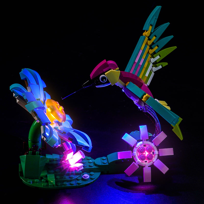 Led Light Kit for LEGO® Wild Animals: Colorful Hummingbird 31384