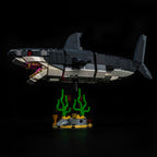 Led Light Kit for LEGO® Fierce Shark with a Treasure Chest 31381