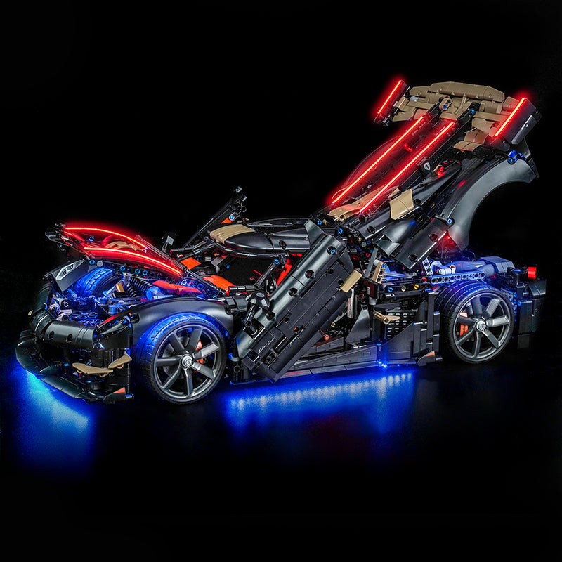 Led Light Kit for LEGO® Koenigsegg Sadair's Spear Megacar 42232