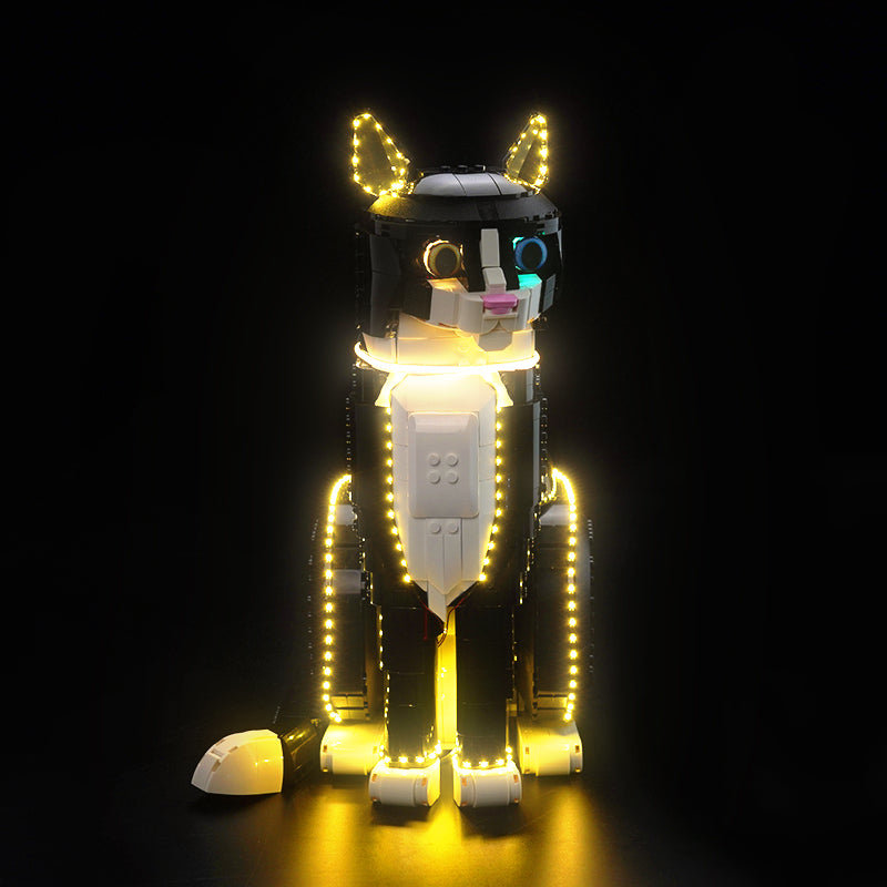 LED Light Kit Compatible with LEGO® Ideas Tuxedo Cat 21349