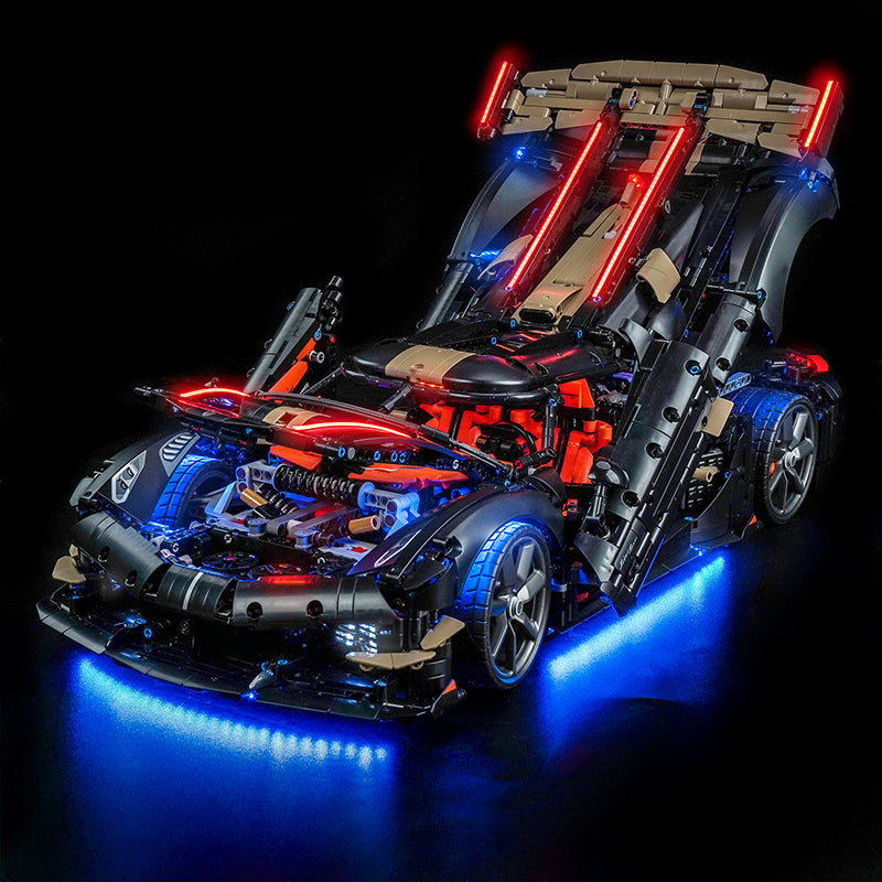 Led Light Kit for LEGO® Koenigsegg Sadair's Spear Megacar 42232