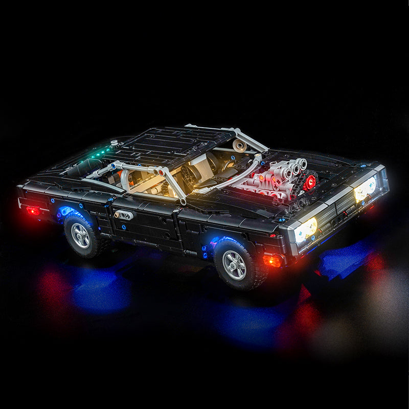 Led Light Kit for LEGO® Fast and Furious Dodge Charger R/T Car 42231